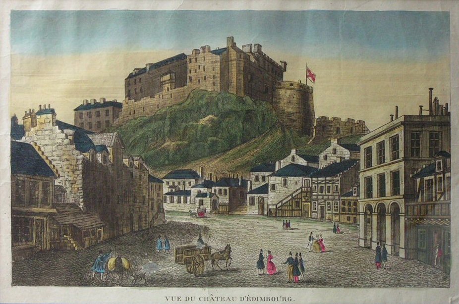 Print - Vue de Chateau d'Edimbourg